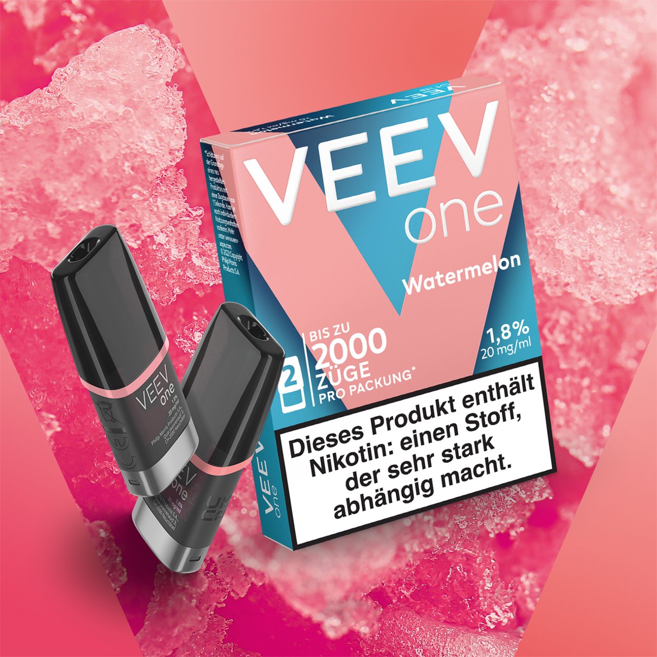 VEEV ONE Pods in Watermelon