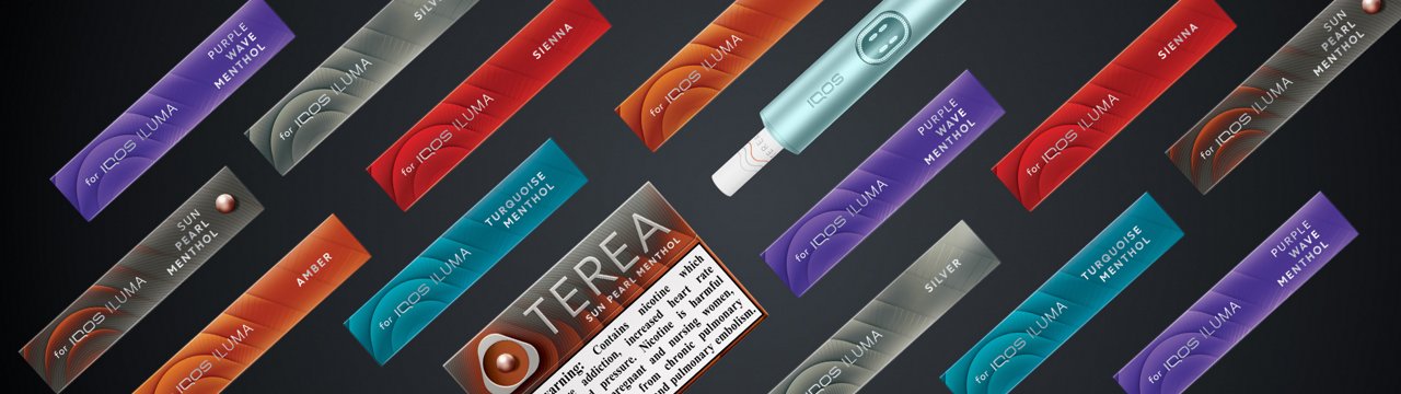 TEREA packs selection with IQOS ILUMA Holder