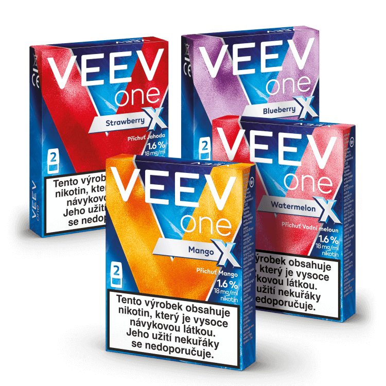 Krabičky náplní VEEV ONE X