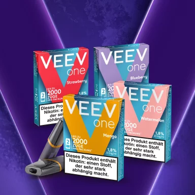 4 Sorten VEEV ONE Pods