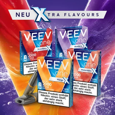 4 Sorten VEEV ONE Extra Pods