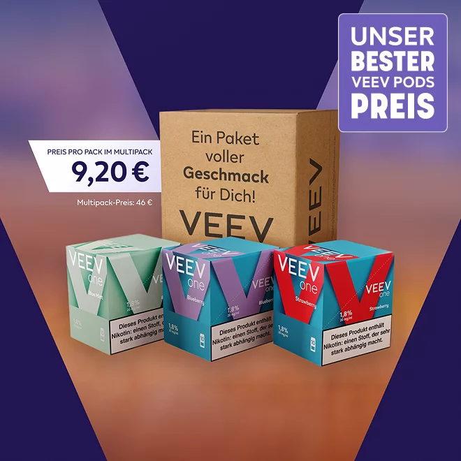 VEEV Abo mit 3 Multipacks VEEV ONE Pods