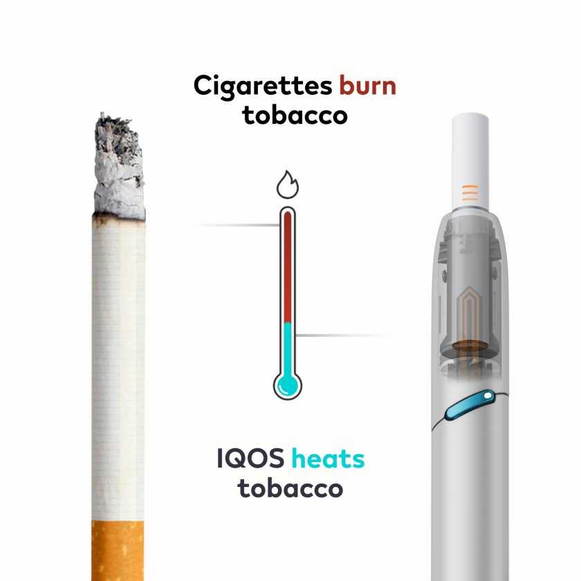 iqos vs cigarette Falcon X JNR main image 0