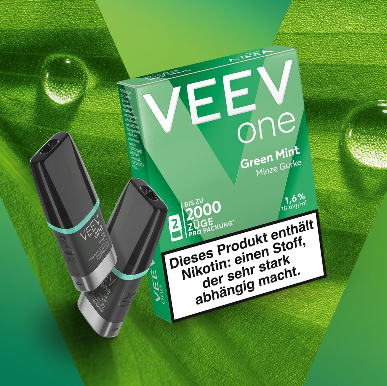 VEEV ONE Pods Green Mint