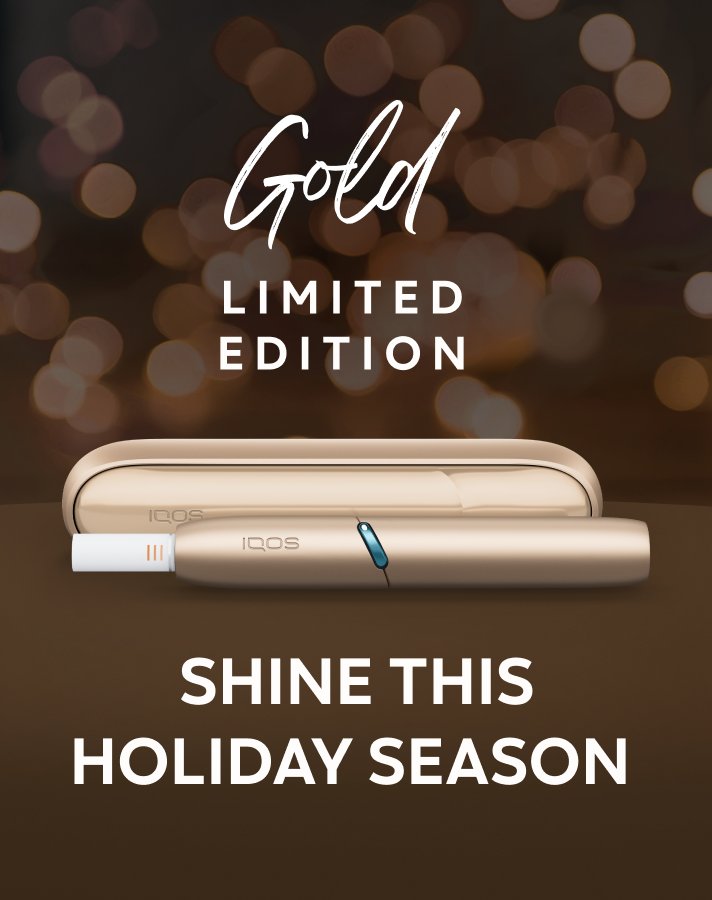 Introducing IQOS Originals Gold Edition | Limited Edition | IQOS USA