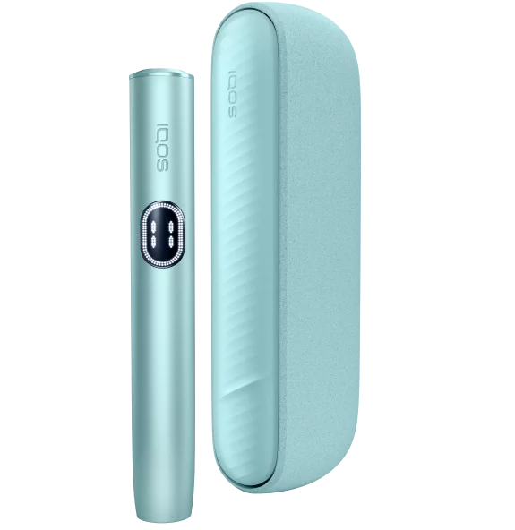 IQOS ILUMA i in der Farbe Breeze Blue  abgebildet