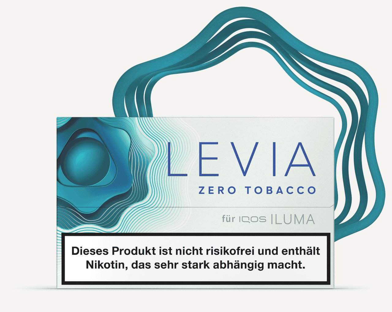 LEVIA Island Beat Packung mit Hintergrund