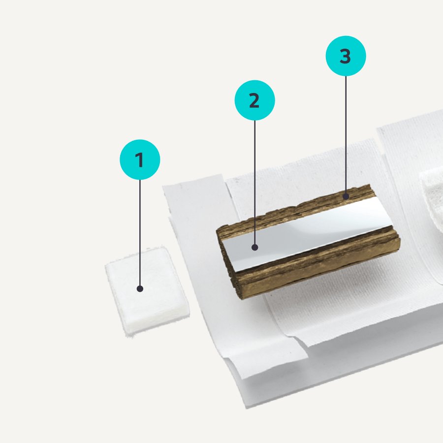 schematischer Querschnitt durch einen DELIA Stick