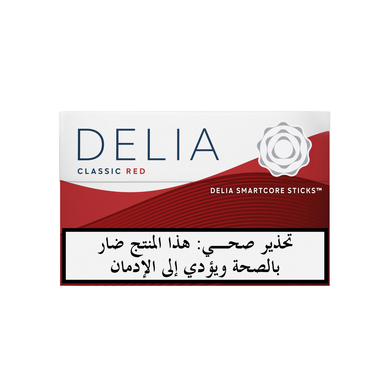 IQOS ILUMA DELIA Classic red tobacco sticks package