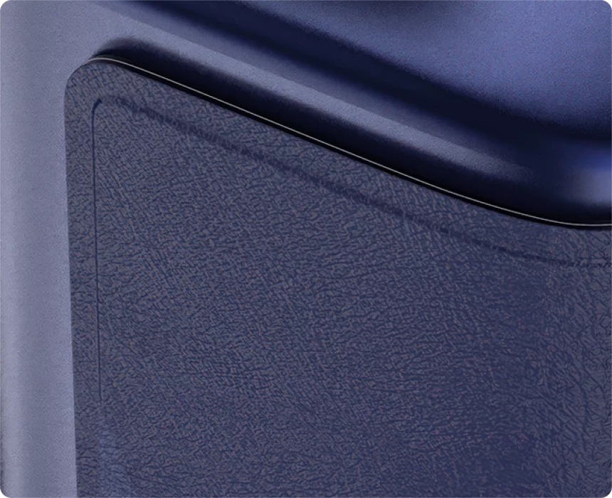 Detailansicht des Klappen Covers