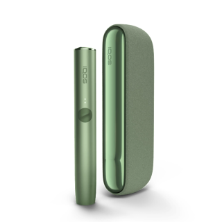 A Moss Green IQOS ILUMA.