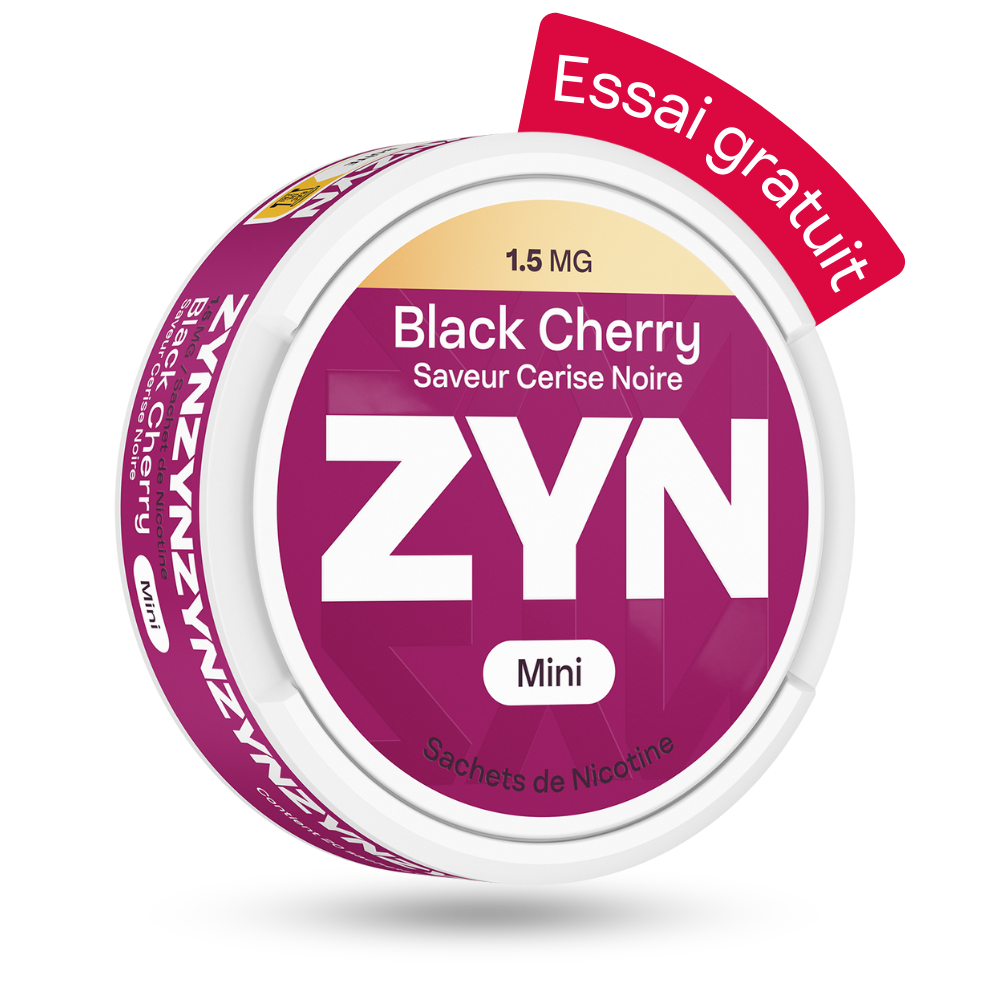 Boîte de pouche nicotine ZYN Black Cherry 1.5MG