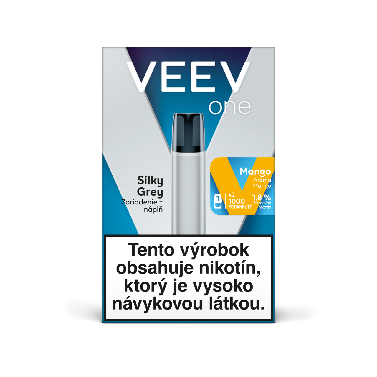 Silky Grey s náplňou Mango