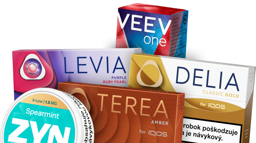 Krabičky náplní VEEV ONE, LEVIA, DELIA, TEREA a ZYN krabička