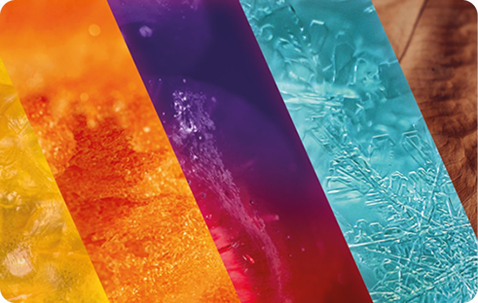 Bunte Farbpalette