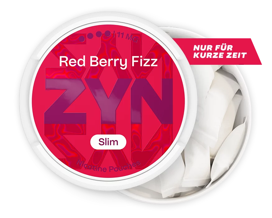 Dose ZYN SLIM RED BERRY FIZZ  X-STRONG