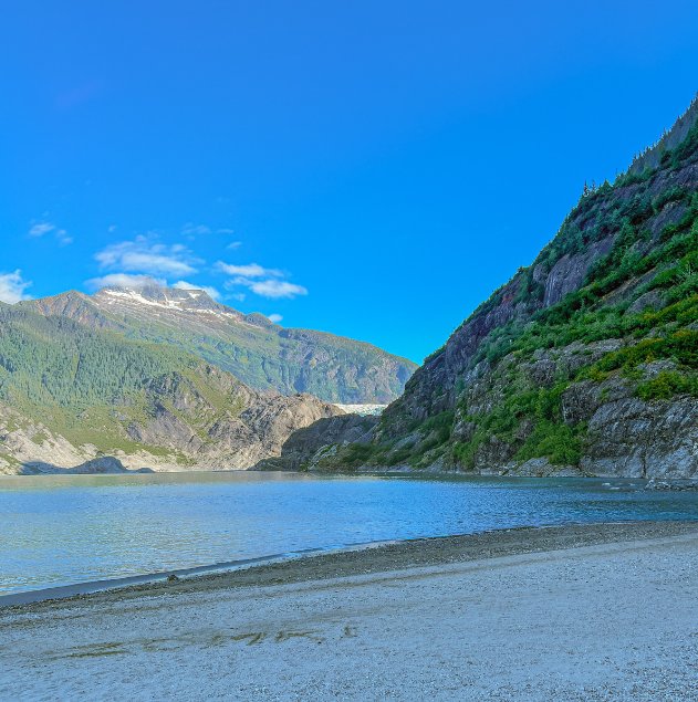 Mountains and a lake