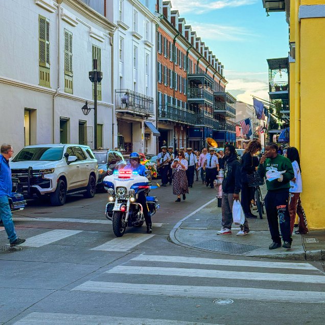 Bourbon street intersection