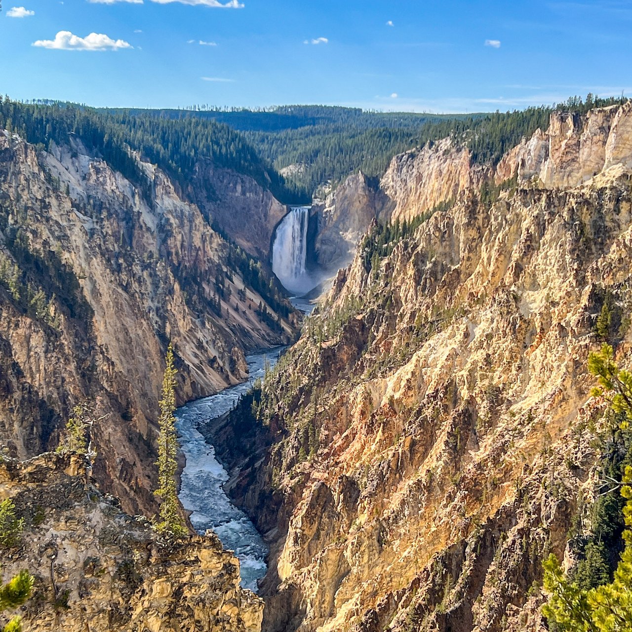Gorge with water