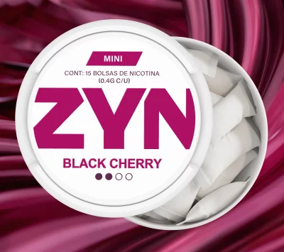 Bolsas de nicotina Zyn sabor cereza negra 3mg