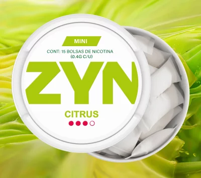 Bolsas de nicotina Zyn sabor citrici 3mg