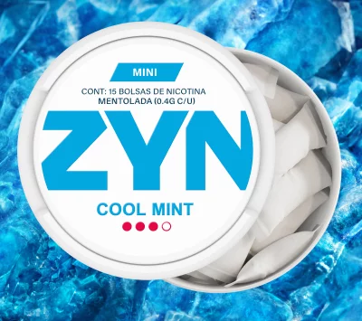 Bolsas de nicotina Zyn sabor menta 6mg