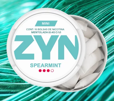 Bolsas de nicotina Zyn sabor hierbabuena 6mg