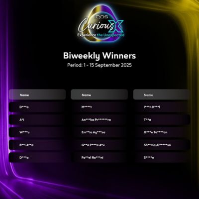 Top Referral Leaderboard IQOS Curious X 2025 Phase 1