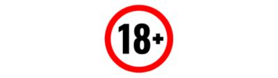 18 plus age limit sign