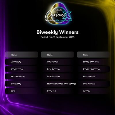 Top Referral Leaderboard IQOS Curious X 2025 Phase 2