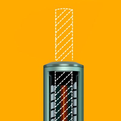 Ilustracion mostrando SMARTCORE INDUCTION SYTEMTM de IQOS ILUMA