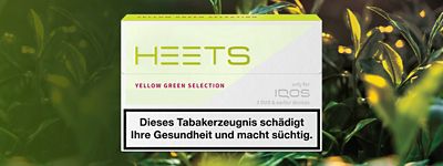 IQOS Heets YELLOW GREEN / 1 Stange mit 10 x 20 Stück ausgeprägt würzig
