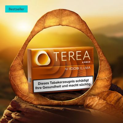 IQOS TEREA Amber Packung