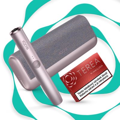 IQOS ILUMA zařízení a krabička TEREA