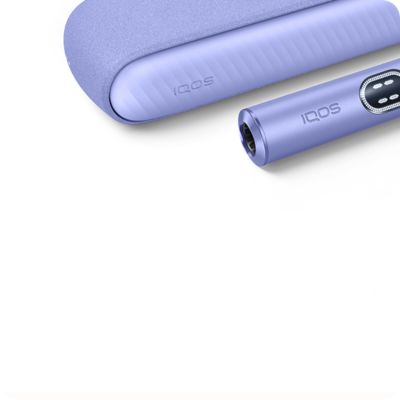 Detail zařízení IQOS ILUMA ve fialové barvě