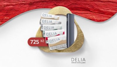 Zařízení IQOS ILUMA i ONE s 5 krabičkami DELIA za 725 Kč
