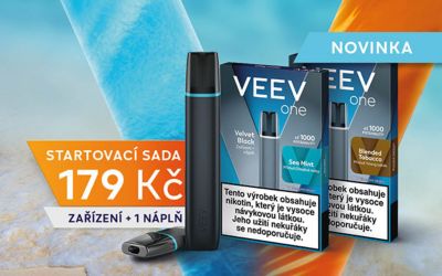 VEEV ONE zařízení s krabičkou za 179 Kč.