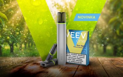 Novinka VEEV ONE SOUR APPLE + e-cigareta VEEV ONE