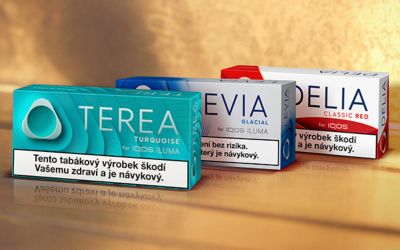 Kartony náplní TEREA, LEVIA a DELIA
