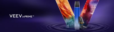 VEEV inPrime zařízení na fialovém pozadí 
