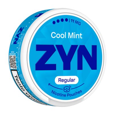Světlemodrá krabička ZYN Cool Mint 11 MG
