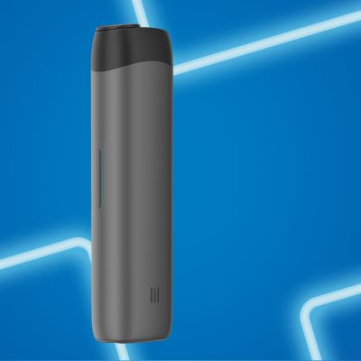 Zařízení lil SOLID Ez na modrém pozadí