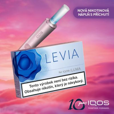 LEVIA Glacial Beat a IQOS zařízení