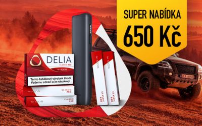 Ponuka IQOS ILUMA i ONE + 5 krabiček DELIA za 650 Kč pro nové zákazníky
