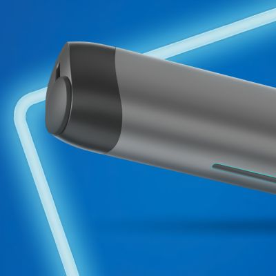 Zařízení lil SOLID Ez na modrém pozadí