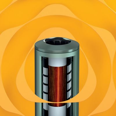 An illustration showing the SMARTCORE INDUCTION SYSTEMTM inside IQOS ILUMA devices.