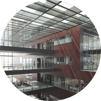 Interiér budovy společnosti PMI 