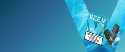 Bannière avec la nouvelle saveur Menthe Glacée. Il est écrit « NOUVEAU» puis « Saveur menthe glacée, découvrez-la dès maintenant en 20mg/ml» ainsi qu’un bouton cliquable « J’achète ». Le tout sur un fond bleu glacé.