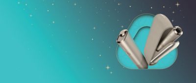 ILUMA One Pebble Beige and ILUMA Pebble Beige side-by-side in an turquoise IQOS logo