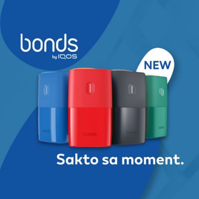 New BONDS by IQOS. Sakto sa moment.